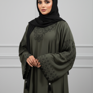 Nayla Crystal Touch Abaya