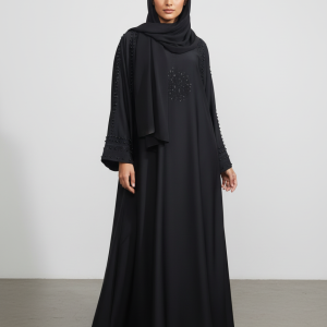 Imperial Black Pearl Abaya